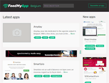 Tablet Screenshot of be.feedmyapp.com