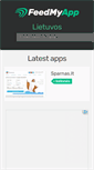 Mobile Screenshot of lt.feedmyapp.com